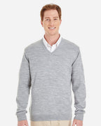 Harriton M420, 13935 Men's Pilbloc V-neck Sweater, Black