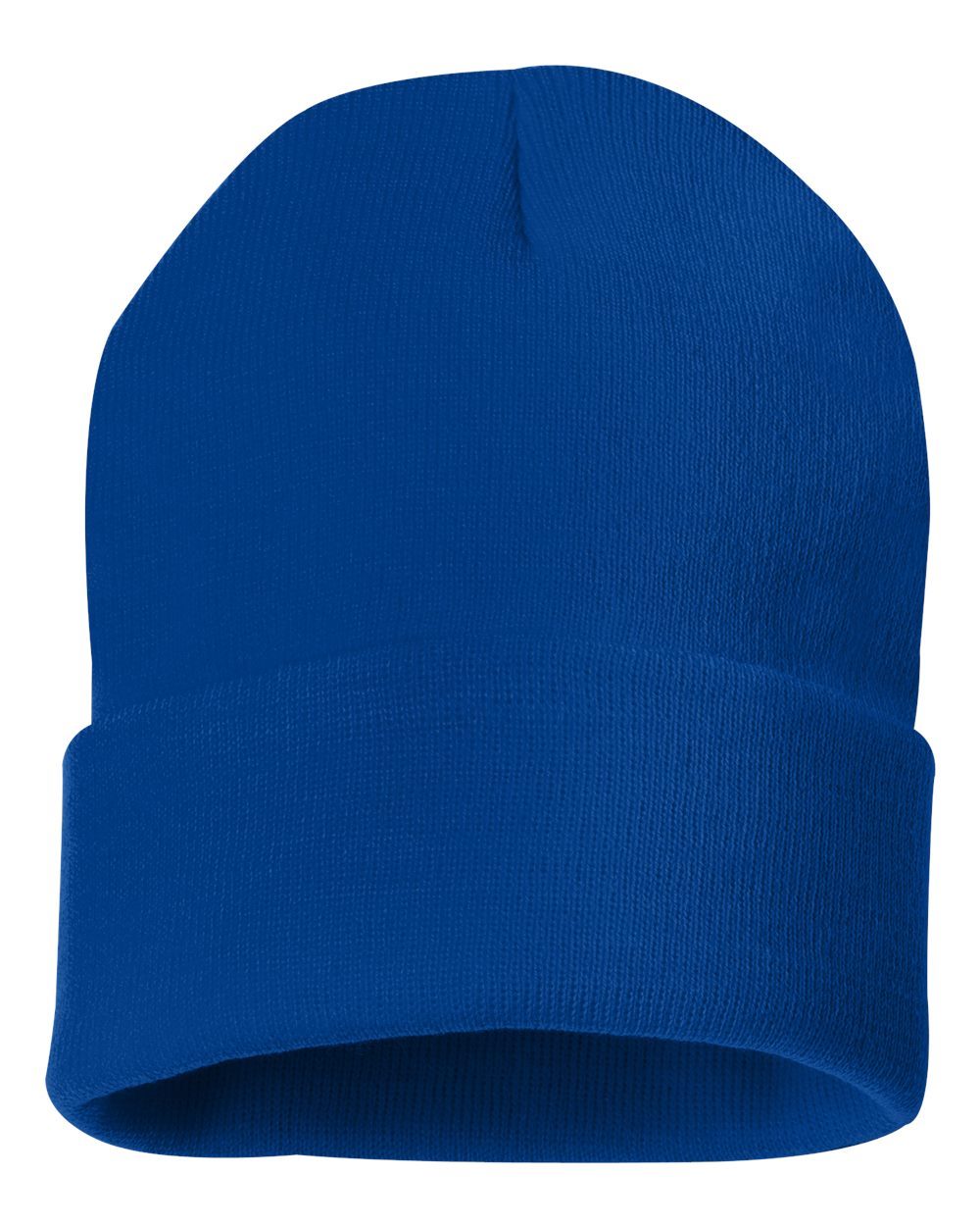 Sportsman SP12, 12" Solid Cuffed Beanie, Black