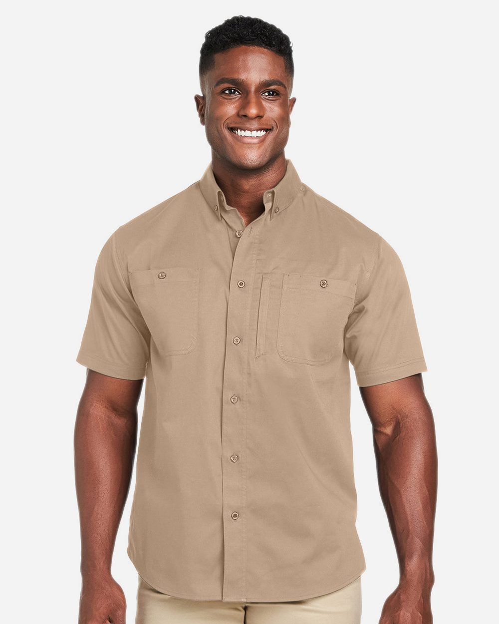 Harriton M585 Men's Advantage IL Short Sleeve Work Shirt