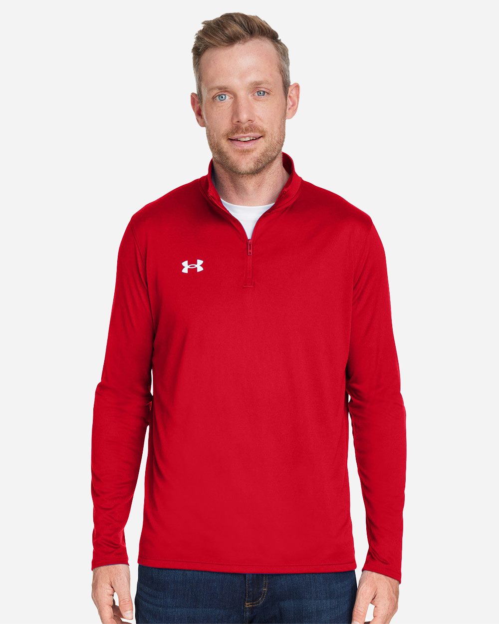 Under Armour 1376844 Men's Team Tech Quarter-Zip Pullover