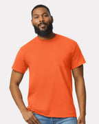 Gildan 2300, Unisex Ultra Cotton Pocket T-shirt, Black