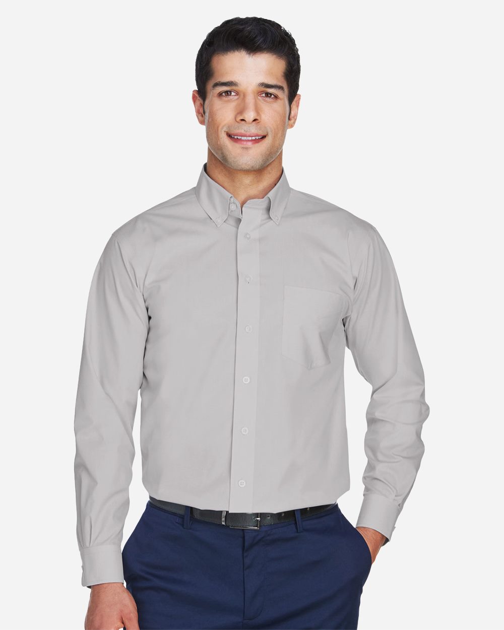 Devon & Jones D620 Men's Crown Collection Broadcloth Woven Dress Shirt