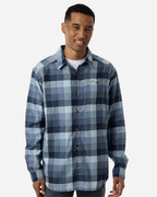 Columbia 161795, Men's Cornell Woods Flannel Shirt, Black Backland Tartan