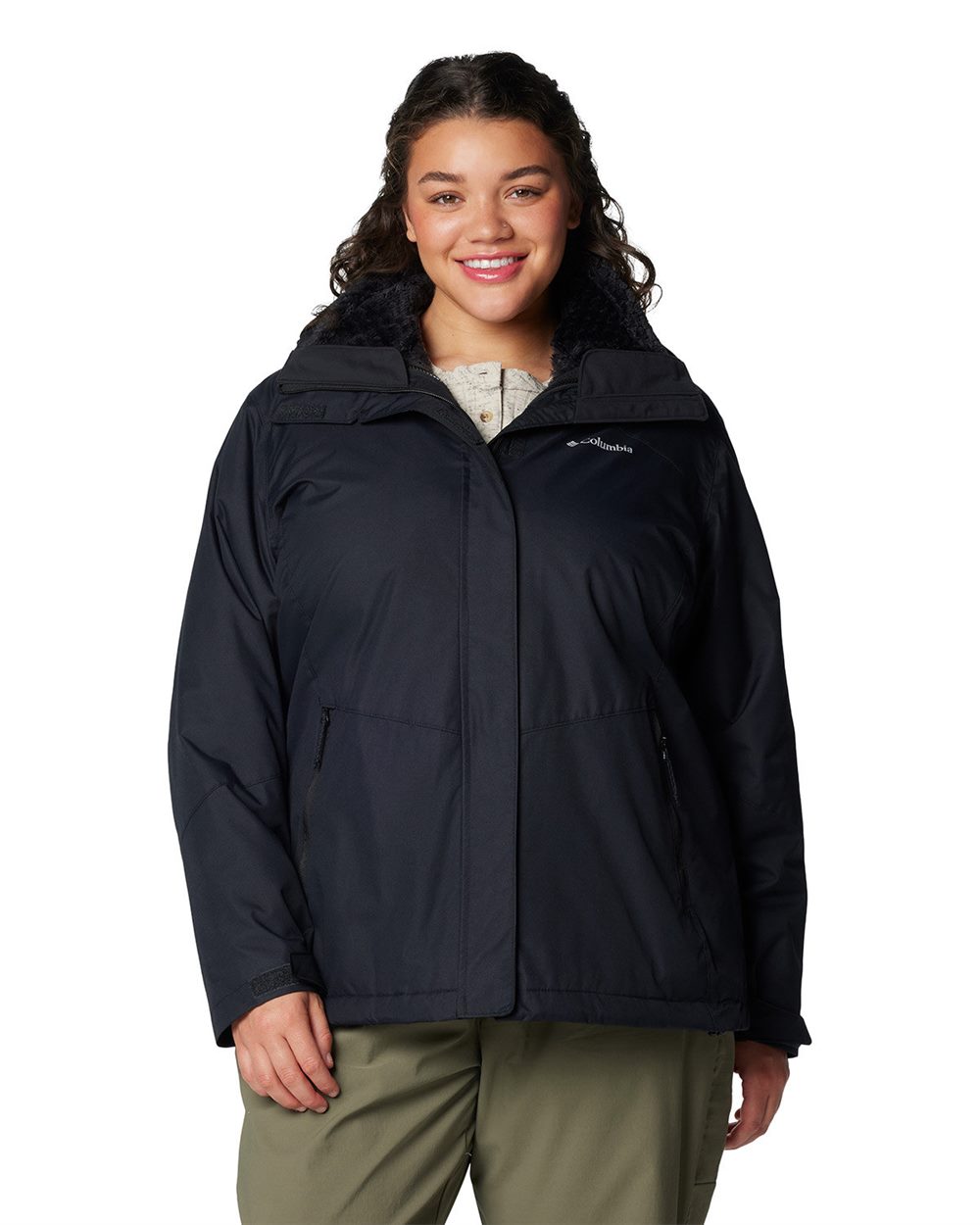 Columbia 208782, Women's Bugaboo Iii Fleece Interchange Jacket, Black