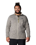 Columbia 209773, Men's Sweater Weather Full-zip Jacket, Black Heather
