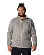 Columbia 209773, Men's Sweater Weather Full-zip Jacket, Black Heather