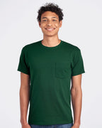 JERZEES 29MPR, 159 Unisex Dri-power 50/50 Pocket T-shirt, J. Navy