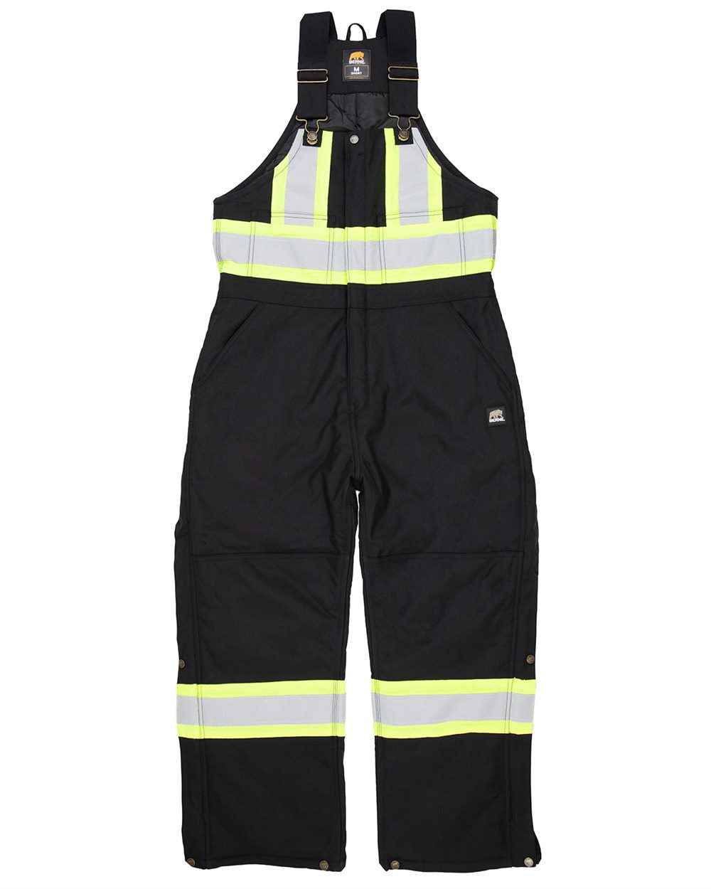 Berne Apparel HVNB02 Safety Striped Arctic Insulated Bib Overall