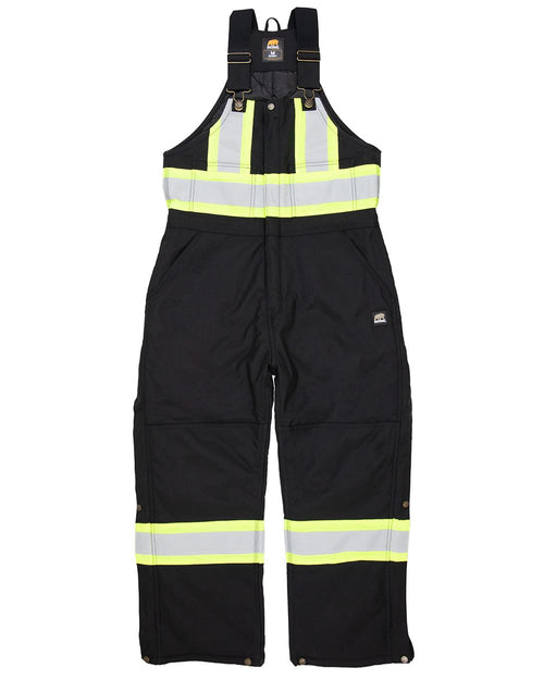 Berne Apparel HVNB02 Safety Striped Arctic Insulated Bib Overall