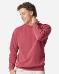 Comfort Colors 1566, Unisex Garment-dyed Crewneck Sweatshirt, Blue Jean