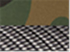 YP Classics 6606, Retro Trucker Cap, Green Camo/ Black