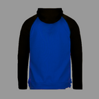 CX2 L01630, - Oakland - Adult Polyester Pullover Hooded Sweatshirt, Blue/Black
