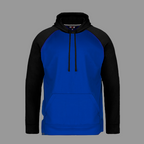 CX2 L01630, - Oakland - Adult Polyester Pullover Hooded Sweatshirt, Blue/Black