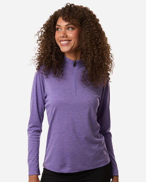 AllPro 4HM70L Women's Pro-Lock Performance Mélange Quarter-Zip Pullover