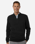 Adidas A721, Men's Elevated Fleece Quarter-zip Pullover, Black