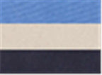 Q-Tees Q125900, 11l Tri-color Tote, Navy/ Natural/ Carolina Blue