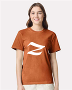Alphabet Z T-Shirt 9 inch calligraphy Black ink, Yam