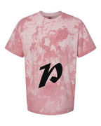 Alphabet P T-Shirt 9 inch calligraphy Black ink, Clay
