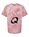 Alphabet Q T-Shirt 9 inch calligraphy Black ink, Clay