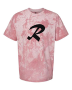 Alphabet R T-Shirt 9 inch calligraphy Black ink, Clay