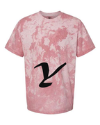 Alphabet Y T-Shirt 9 inch calligraphy Black ink, Clay