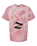 Alphabet Z T-Shirt 9 inch calligraphy Black ink, Clay