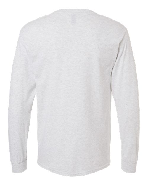 Gildan 5400, Unisex Heavy Cotton Long Sleeve T-shirt, Ash