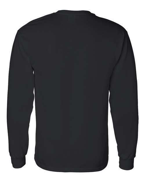 Gildan 5400, Unisex Heavy Cotton Long Sleeve T-shirt, Black
