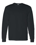 Gildan 5400, Unisex Heavy Cotton Long Sleeve T-shirt, Black