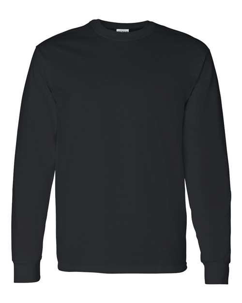 Gildan 5400, Unisex Heavy Cotton Long Sleeve T-shirt, Black