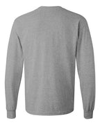 Gildan 5400, Unisex Heavy Cotton Long Sleeve T-shirt, Sport Grey