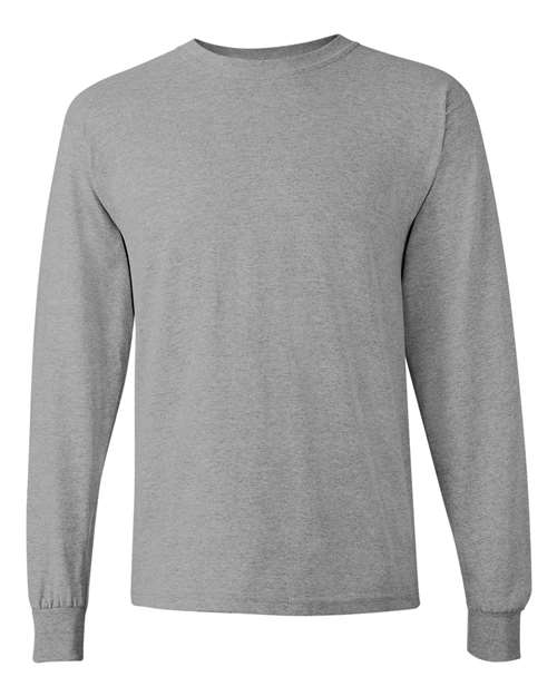 Gildan 5400, Unisex Heavy Cotton Long Sleeve T-shirt, Sport Grey