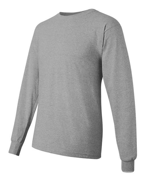 Gildan 5400, Unisex Heavy Cotton Long Sleeve T-shirt, Sport Grey