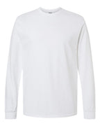 Gildan 5400, Unisex Heavy Cotton Long Sleeve T-shirt, White