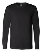 BELLA + CANVAS 3501, T-Shirts - Long Sleeve, Black