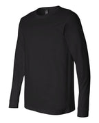 BELLA + CANVAS 3501, T-Shirts - Long Sleeve, Black