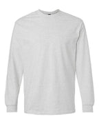Gildan 2400, Unisex Ultra Cotton Long Sleeve T-shirt, Ash