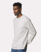 Gildan 2400, Unisex Ultra Cotton Long Sleeve T-shirt, Ash