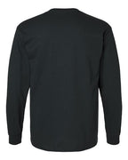 Gildan 2400, Unisex Ultra Cotton Long Sleeve T-shirt, Black