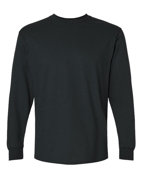 Gildan 2400, Unisex Ultra Cotton Long Sleeve T-shirt, Black