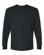 Gildan 2400, Unisex Ultra Cotton Long Sleeve T-shirt, Black