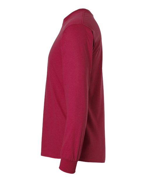Gildan 2400, Unisex Ultra Cotton Long Sleeve T-shirt, Cardinal Red