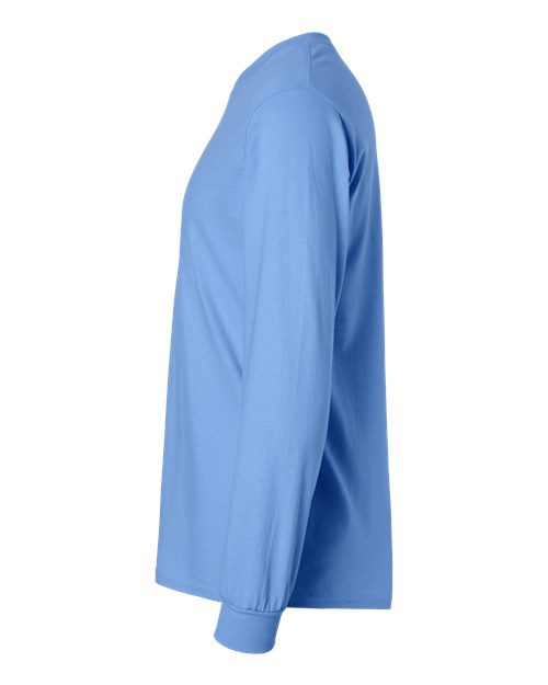 Gildan 2400, Unisex Ultra Cotton Long Sleeve T-shirt, Carolina Blue