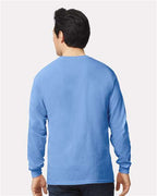 Gildan 2400, Unisex Ultra Cotton Long Sleeve T-shirt, Carolina Blue