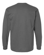 Gildan 2400, Unisex Ultra Cotton Long Sleeve T-shirt, Charcoal