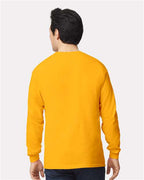 Gildan 2400, Unisex Ultra Cotton Long Sleeve T-shirt, Gold