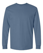 Gildan 2400, Unisex Ultra Cotton Long Sleeve T-shirt, Indigo Blue