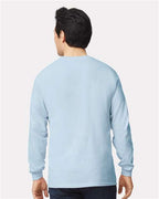 Gildan 2400, Unisex Ultra Cotton Long Sleeve T-shirt, Light Blue