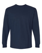 Gildan 2400, Unisex Ultra Cotton Long Sleeve T-shirt, Navy