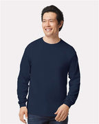 Gildan 2400, Unisex Ultra Cotton Long Sleeve T-shirt, Navy